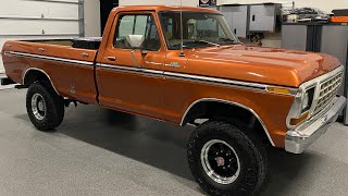 1979 Ford F250 4X4 Custom 4Speed for sale in Utah AC truck factory Copper metallic [upl. by Sixla]