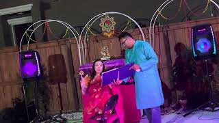 Singing Kotobaro Bhebechhinu at Tracy Hills Bengali gathering  October 2024 [upl. by Thenna]