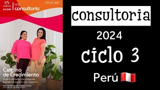 Mi Consultoria ciclo 3 Perú  Natura Avon 2024 🌞 [upl. by Akeihsat508]