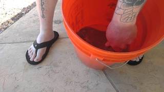 Cleaning Quikrete pool filter sand for use in a home aquarium [upl. by Dick]