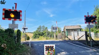 Tisbury West Level Crossing Wiltshire [upl. by Aranahs709]