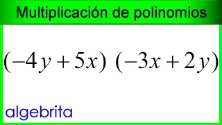 Multiplicación de polinomios por polinomios OMP 165 [upl. by Akenihs]