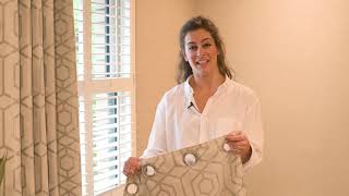 How to hang an Eyelet curtain by Appletree Living [upl. by Chuck]