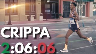 20606 Italian Record in Marathon Yeman CRIPPA  OLYMPIC STANDARD for Paris  Race Footage [upl. by Lurette615]