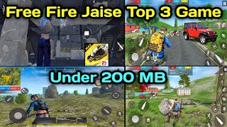 3 Best Full Copy Games Of Free Fire Offline [upl. by Tarrsus]