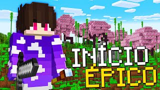 O MELHOR INÍCIO DE TODOS  Minecraft Odisseia [upl. by Penman]