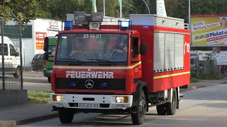 Großeinsatz in Störfallbetrieb Einsatzfahrten Feuerwehr TEL LZG amp SEG in Geesthacht [upl. by Larianna]