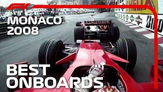 Breathtaking Overtakes Nailbiting Drama  Best Onboards  2008 Monaco Grand Prix [upl. by Dnivra308]