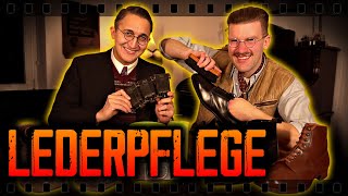 Altes Leder pflegen und restaurieren  Lederpflege [upl. by Cullie]