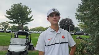 Chagrin Falls Noah Risman discusses state golf tournament [upl. by Nnylyrehc]