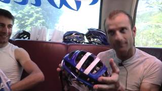 Scarponi talks helmets at the Giro dItalia [upl. by Udale580]