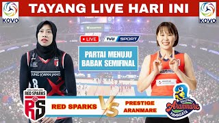 Jadwal Megawati Hari ini  Red Sparks vs Prestige Aranmare Live Hari Ini  Jadwal Kovo Cup Hari Ini [upl. by Onaireves]