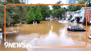 Hurricane Helene Severe Flooding In Atlanta [upl. by Assirialc]