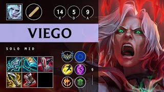 Viego Mid vs Diana Rampage  EUW Challenger Patch 1418 [upl. by Akimahs140]