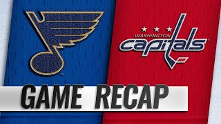 Capitals score four in the 3rd to beat Blues [upl. by Shell]