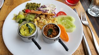 Buffet  Sattvam JP Nagar Bangalore  Pure Sattvic Veg Food  Rides N Recipes [upl. by Vick]