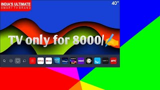 Foxsky 1016 cm 40 inches Full HD Smart LED TV 40FSFHS Black youtube healthylifestyle tv [upl. by Unhsiv]