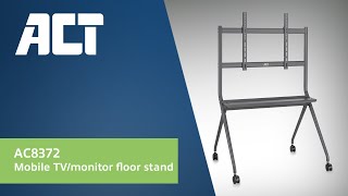 ACT AC8372 Mobile TVmonitor floor stand [upl. by Fenella]