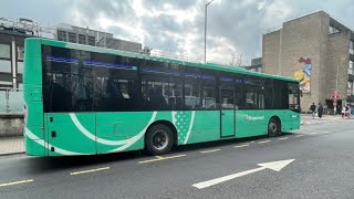 Stagecoach East Volvo B8RLE MCV Evora 21366 On Route A To Trumpington Park amp Ride [upl. by Neerbas]