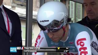 Tony Gallopin  Stage 4 Beaujeu  Mont Brouilly  ParisNice 2017 [upl. by Ahsyen340]