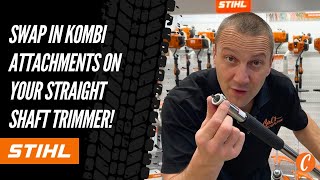 STIHL Straight Shaft Trimmers CAN Run Kombi Attachments [upl. by Tammie182]