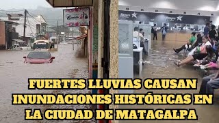 LA CIUDAD DE MATAGALPA SE INUNDA POR LAS FUERTES LLUVIAS [upl. by Anairuy]