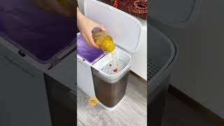 Everyday New Gadget  Automatic Smart Sensor Trash Can with Lid shorts [upl. by Nashbar]