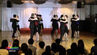 Mosaic Dance 1st Anniversary Performances  Tango Nuevo Students [upl. by Ralyat360]