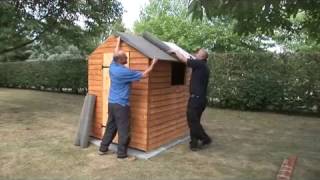 How To Felt A Wooden Shed Roof [upl. by Eceinal]