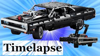 Doms Dodge Charger Lego UnboxingTimelapse [upl. by Sundberg]