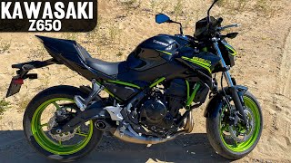 Kawasaki Z650 Test Ride and Specs [upl. by Aikahc41]