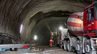 11 07 2021 westring tunnel innenausbau b 129 erste verrohrungen [upl. by Finkelstein]