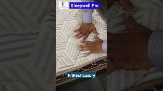 Sleepwell Pro FitRest Luxury Mattress Review sleepwell shorts MemoryFoamMatress fitrestluxury [upl. by Randell160]