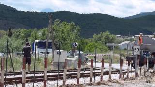 RAME DESHERBAGE CHEMIN DE FER CORSE [upl. by Ender]