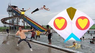 Kite Flying amp Eid Swimming Pool Enjoy  Kite [upl. by Ress94]