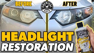 How To Clean and Restore Car Headlights Easily  Headlight Restoration Tips [upl. by Aneeres197]