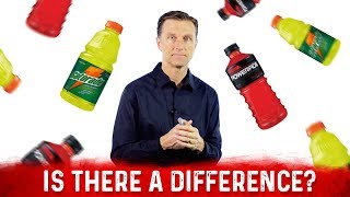 Gatorade vs Powerade Which One Is Better For Dehydration – Dr Berg [upl. by Bohner]