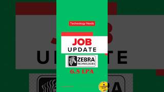 zebra technologies  Software Engineer Associate  upto 2024 Batch  65 LPA techeology nerds [upl. by Kamila47]