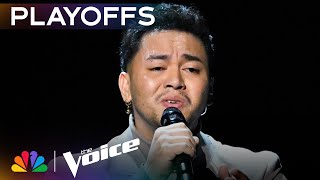 Sofronio Vasquez Shows His Spectacular Talent on quotCryingquot  The Voice Playoffs  NBC [upl. by Salomo621]