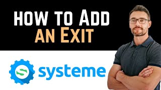 ✅ How To Add a Exit Popup To Systemeio Full Guide [upl. by Nnaeerb]