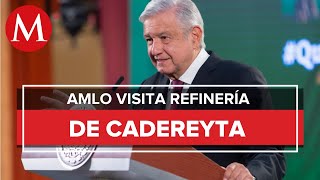 AMLO visita refinería de Cadereyta en Nuevo León [upl. by Mccready109]