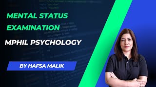 MENTAL STATUS EXAM  NIRAJ AHUJA  MPHIL PSYCHOLOGY [upl. by Moina]