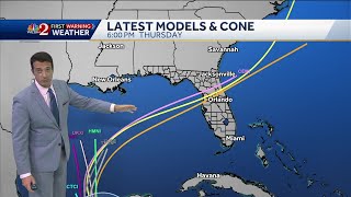 Sara may dissipate over Yucatan Peninsula but we are still likely to have impacts Wednesday [upl. by Akcirahs]