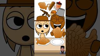 sprunki Brown Color Mukbang shorts youtubeshorts foryou [upl. by Ilamad]