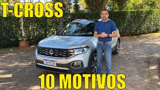 10 motivos para conhecer o Volkswagen TCross Highline 14 TSI 2023 [upl. by Nero940]