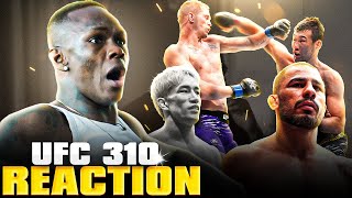 Israel Adesanya amp Navajo Stirling React To The WILD UFC 310 Pay Per View [upl. by Joelie]