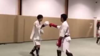 Lyoto Machida  SPARRING KARATE [upl. by Mannie]