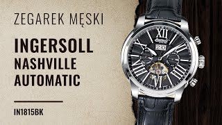 Zegarek Ingersoll Nashville Automatic IN1815BK  Zegarowniapl [upl. by Esened577]