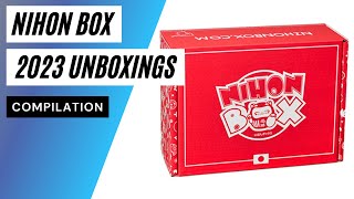 A Year of Nihon Box Japan Unboxing 2023 [upl. by Laufer254]