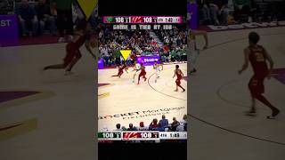 PART 1  Jarrett Allen Offense Then Defense 🫡 Bucks vs Cavs Ending nba shorts [upl. by Breed]